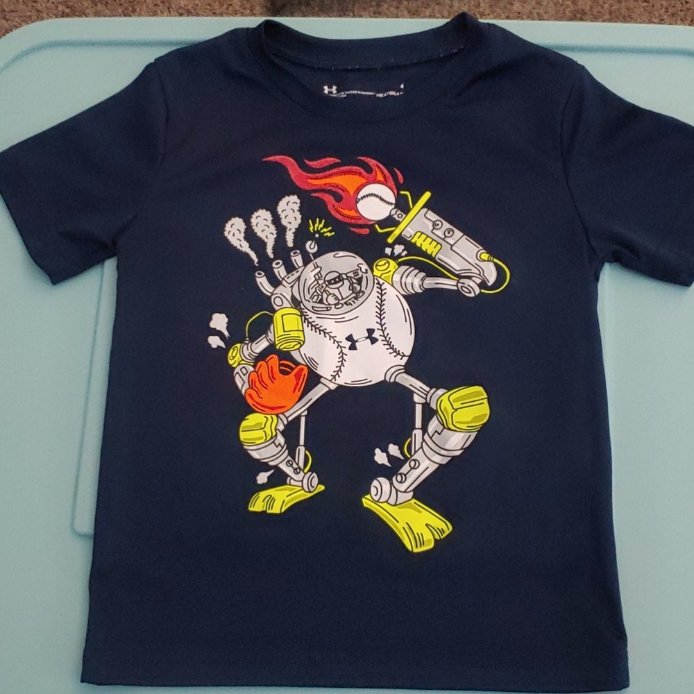 Boys 4 Under Armour shirt
